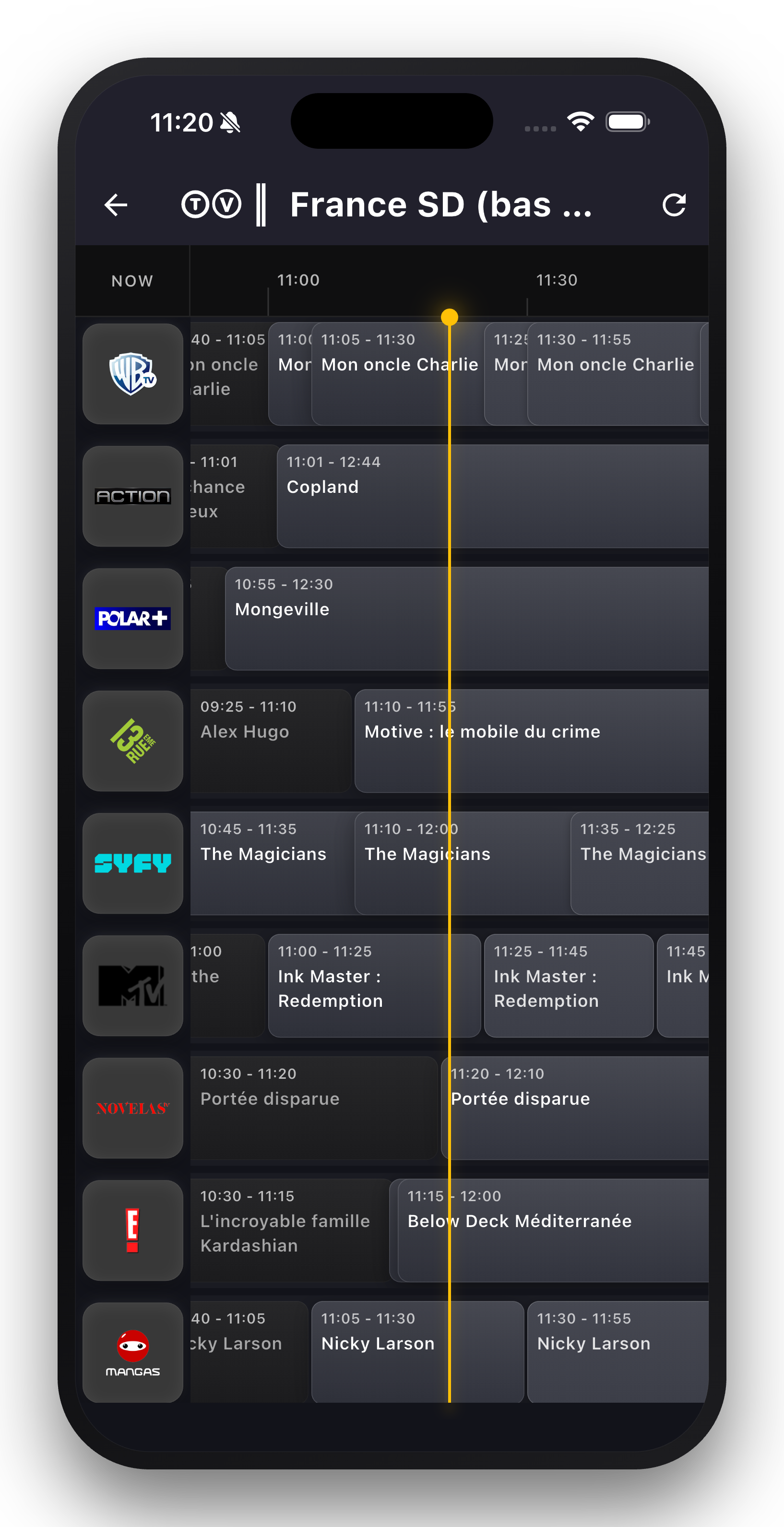 EPG guide